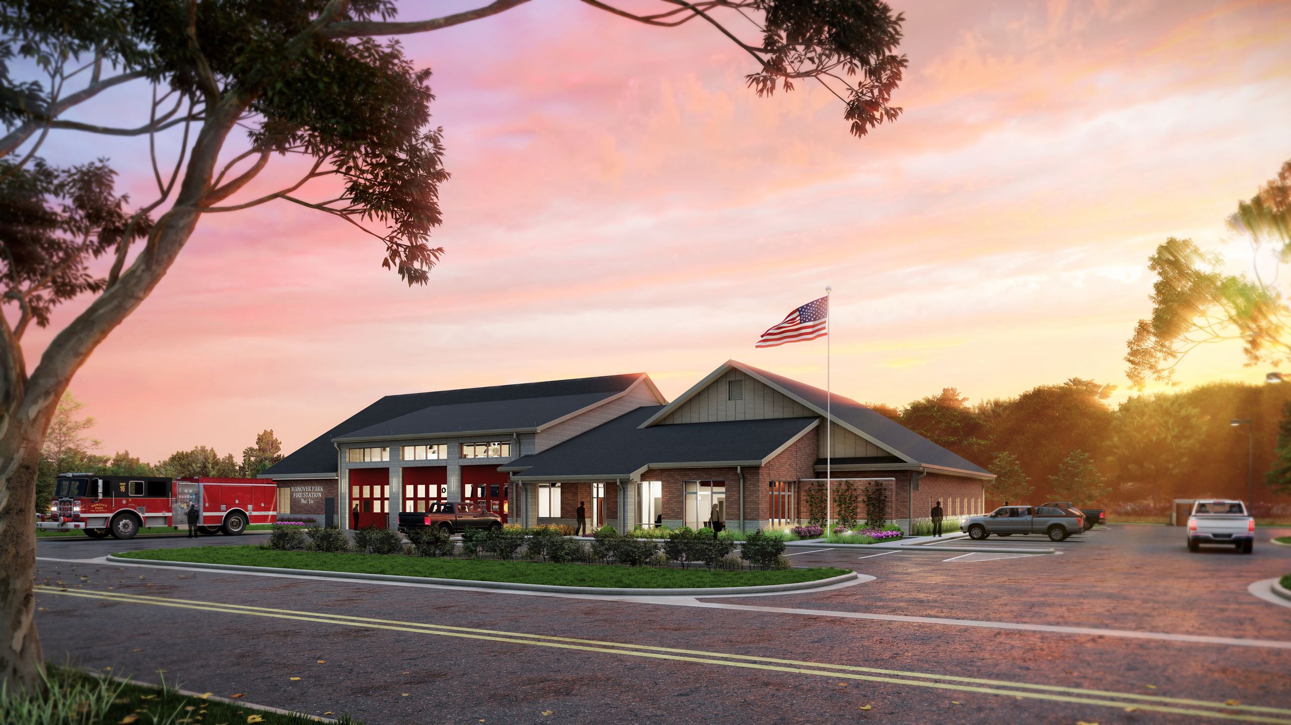 Station 16 - Hanover Park Fire_Front View