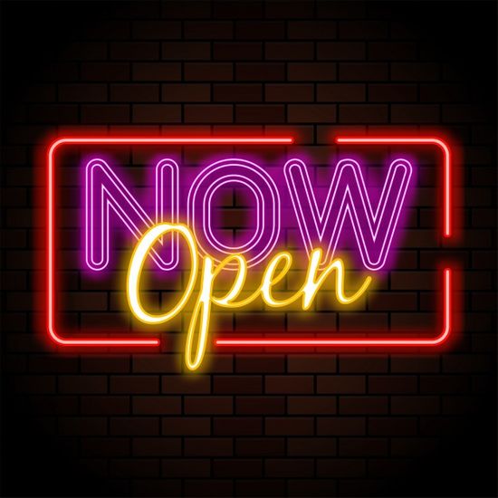Now Open neon pic