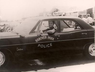1969 Photo of Retired Lieutenant Raoul Hill Driving a 1966 Pontiac Catalina