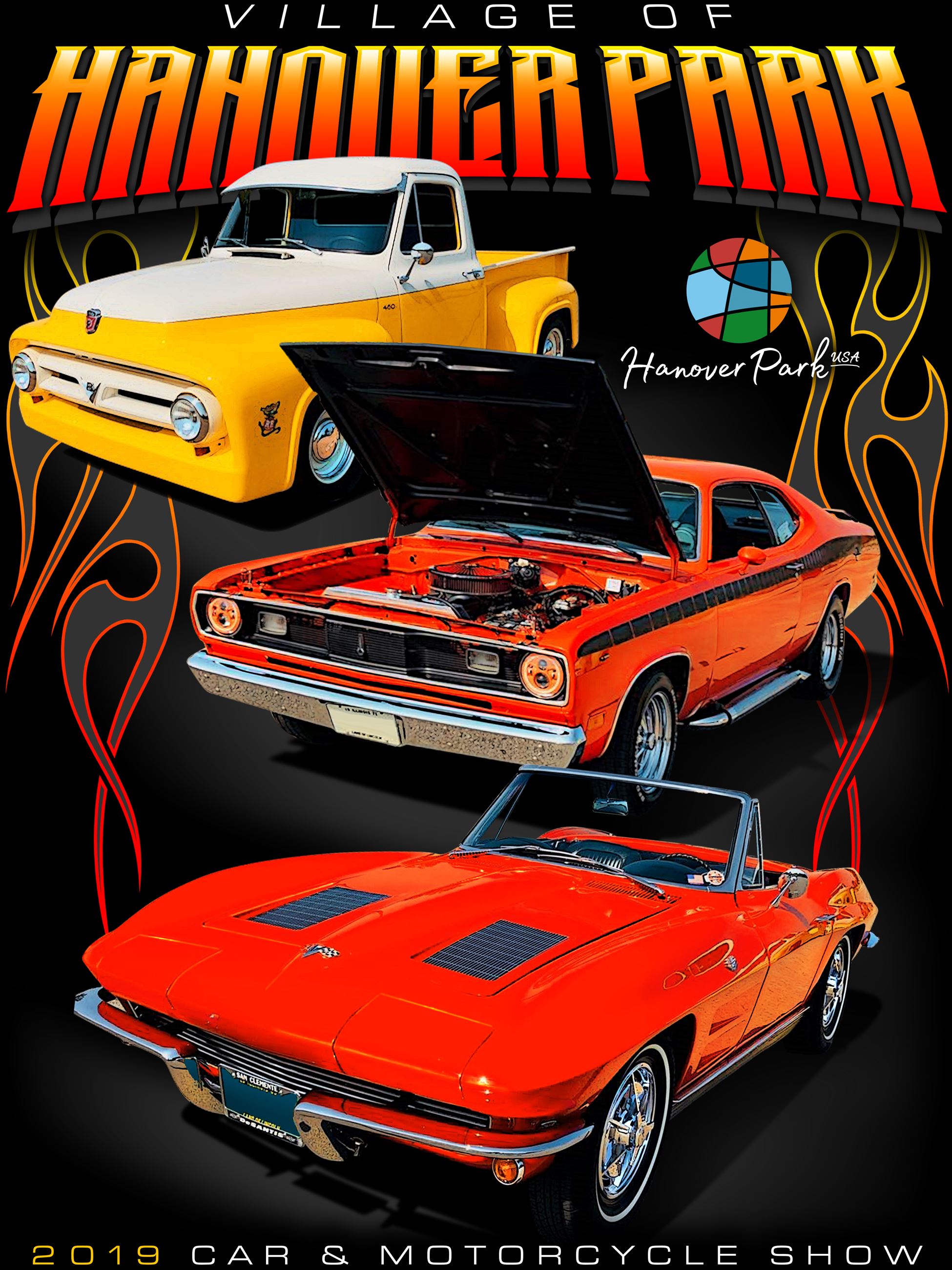 Hanover Park Car and Motorcycle Show Flyer