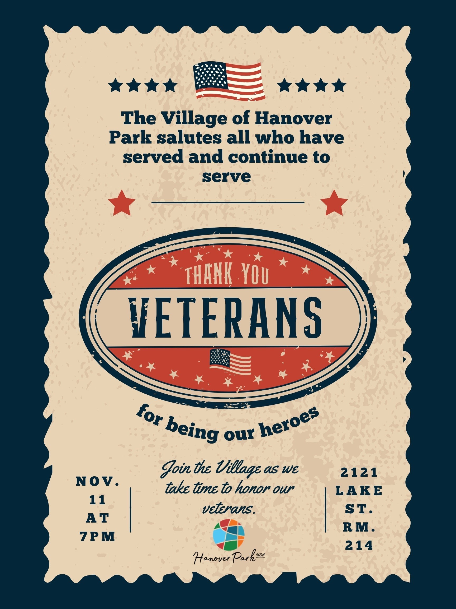 Veterans Day Observance  Flyer