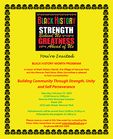 2023 Black History Month Flyer 