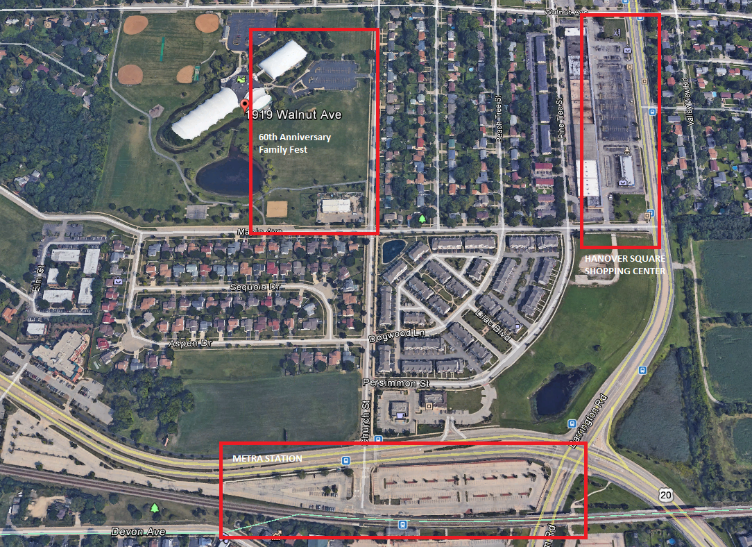 Family Fest Parking Map
